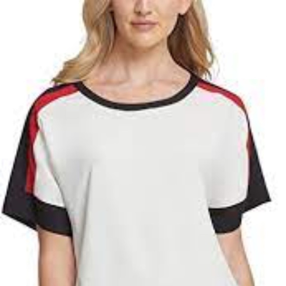 DKNY Colorblocked Top NWOT - Picture 2 of 10